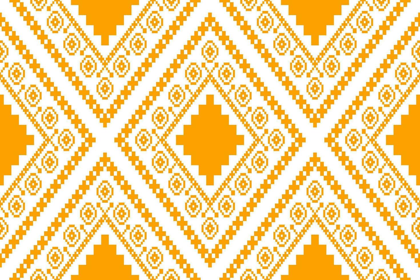 Jaune millésimes traverser point traditionnel ethnique modèle paisley fleur ikat Contexte abstrait aztèque africain indonésien Indien sans couture modèle pour en tissu impression tissu robe tapis rideaux et sarong vecteur