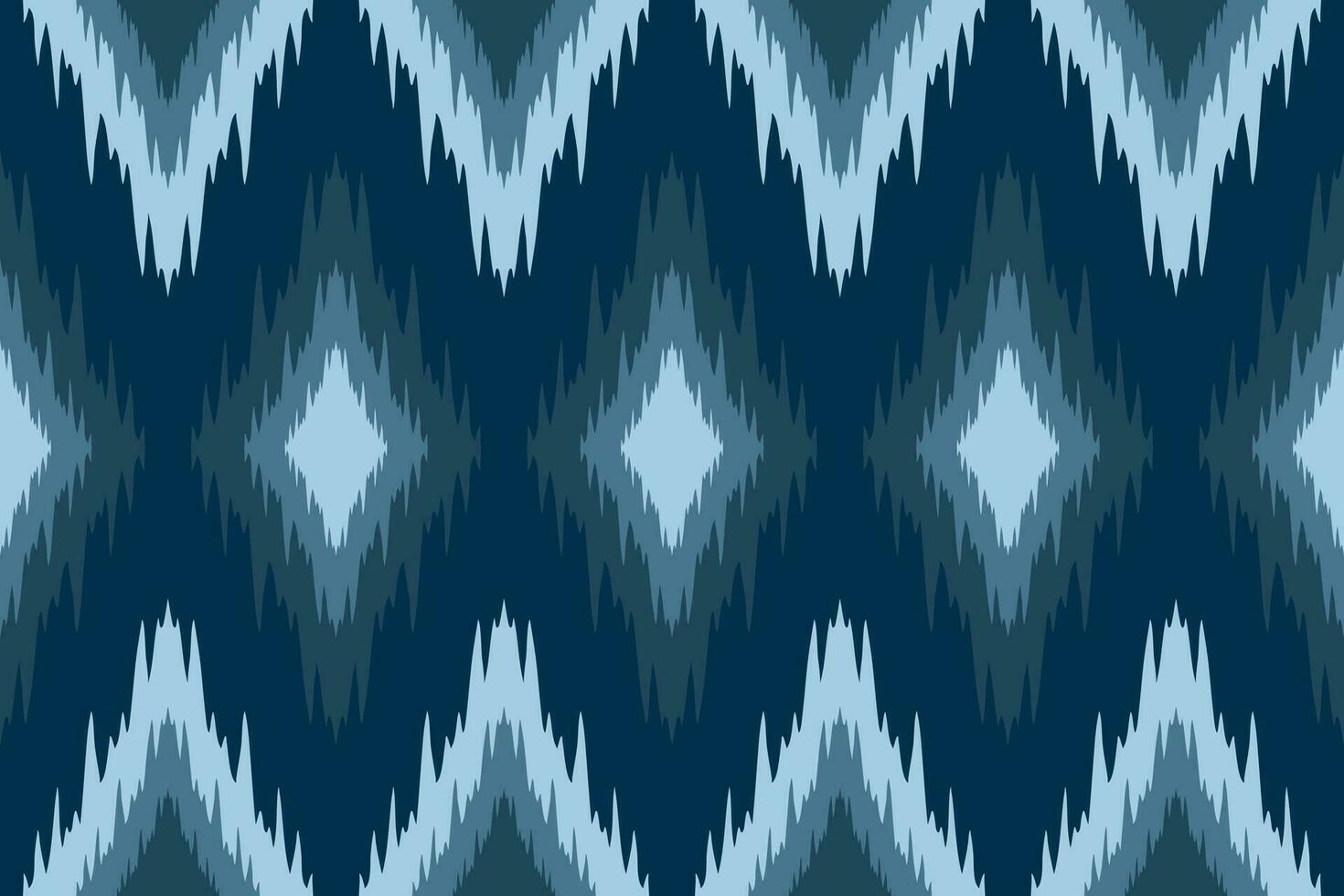 indigo marine bleu géométrique traditionnel ethnique modèle ikat sans couture modèle frontière abstrait conception pour en tissu impression tissu robe tapis rideaux et sarong aztèque africain Indien indonésien vecteur