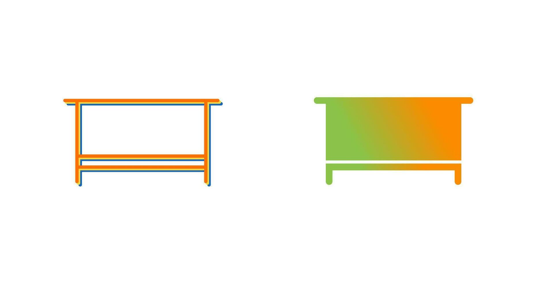 icône de vecteur de bureau simple