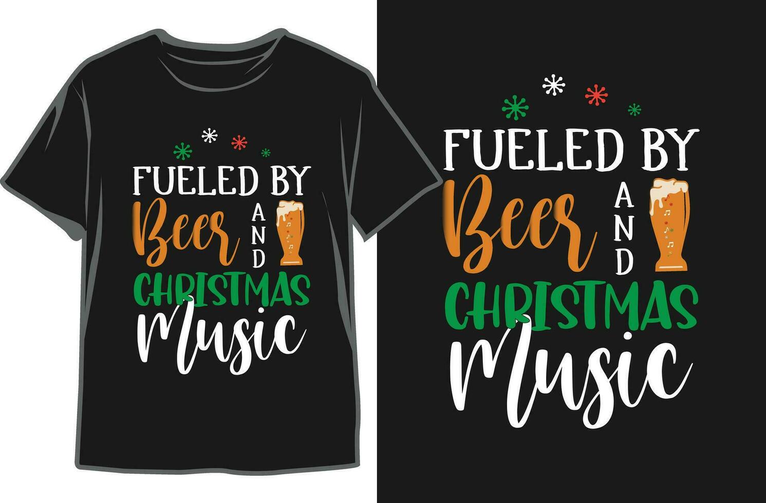 Noël boisson fête T-shirt conception. joyeux Noël fête chemise vecteur