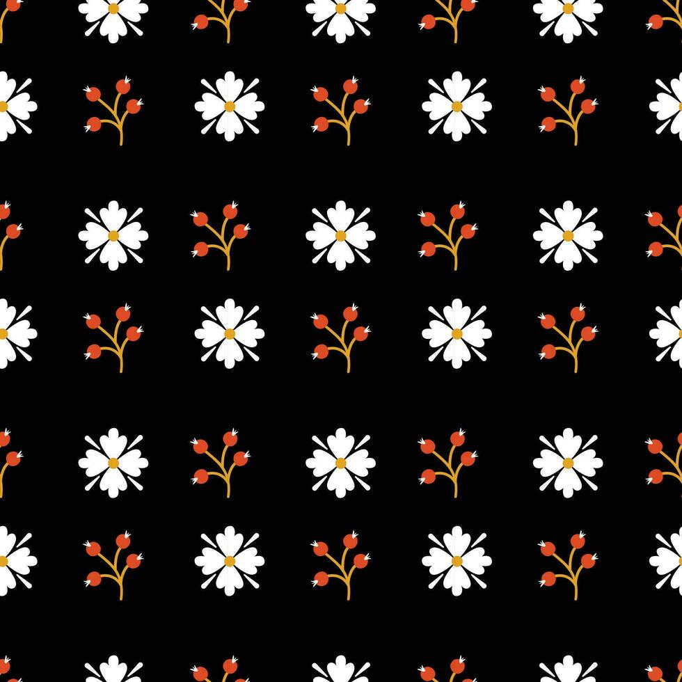 fleur plat textile vecteur modèle conception,