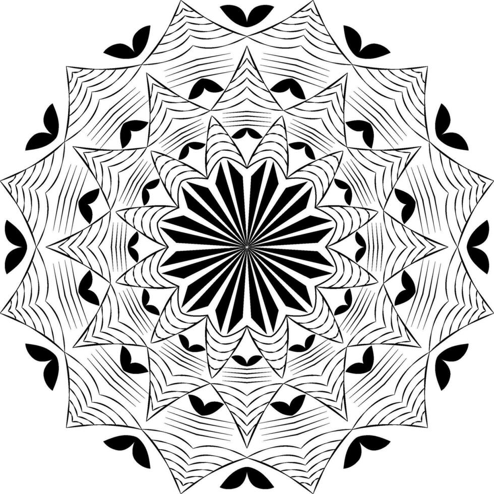 floral mandala modèle conception vecteur illustration