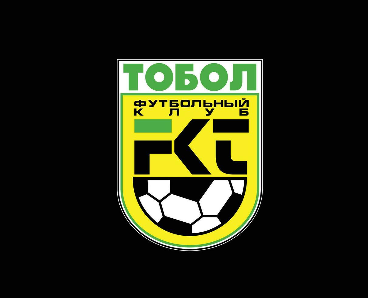 tobol kostanay club logo symbole kazakhstan ligue Football abstrait conception vecteur illustration avec noir Contexte