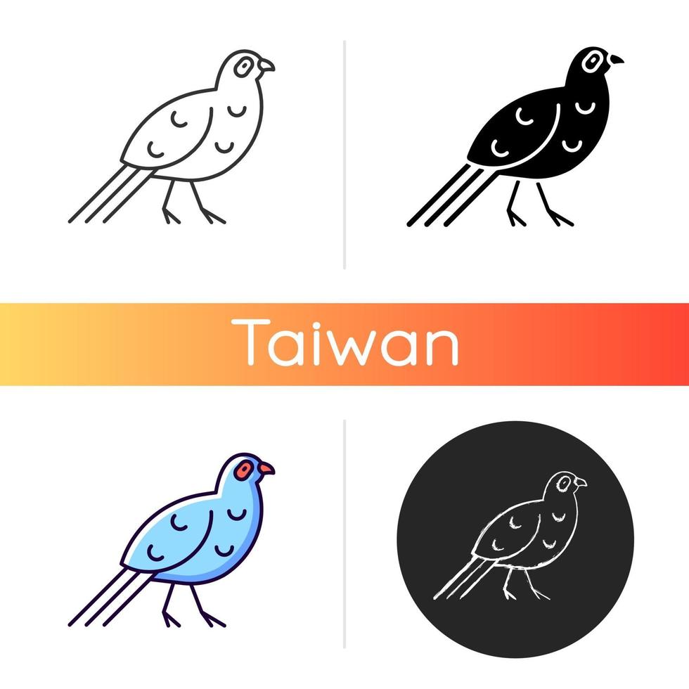 icônes vectorielles d'oiseaux vecteur