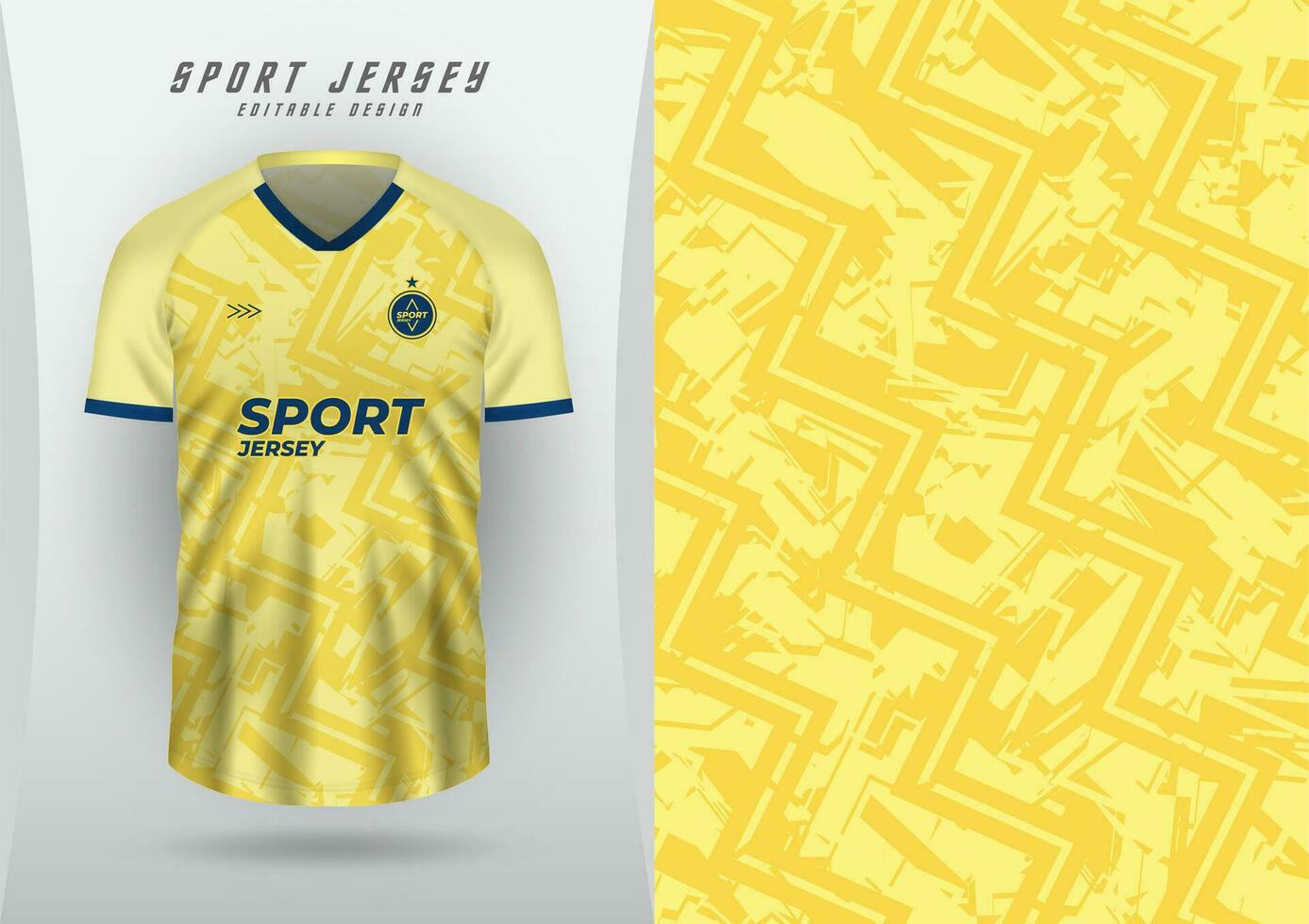 Contexte pour des sports, Jersey, football, fonctionnement Jersey, courses Jersey, vélo. modèle lumière Jaune grunge et zigzag lignes vecteur