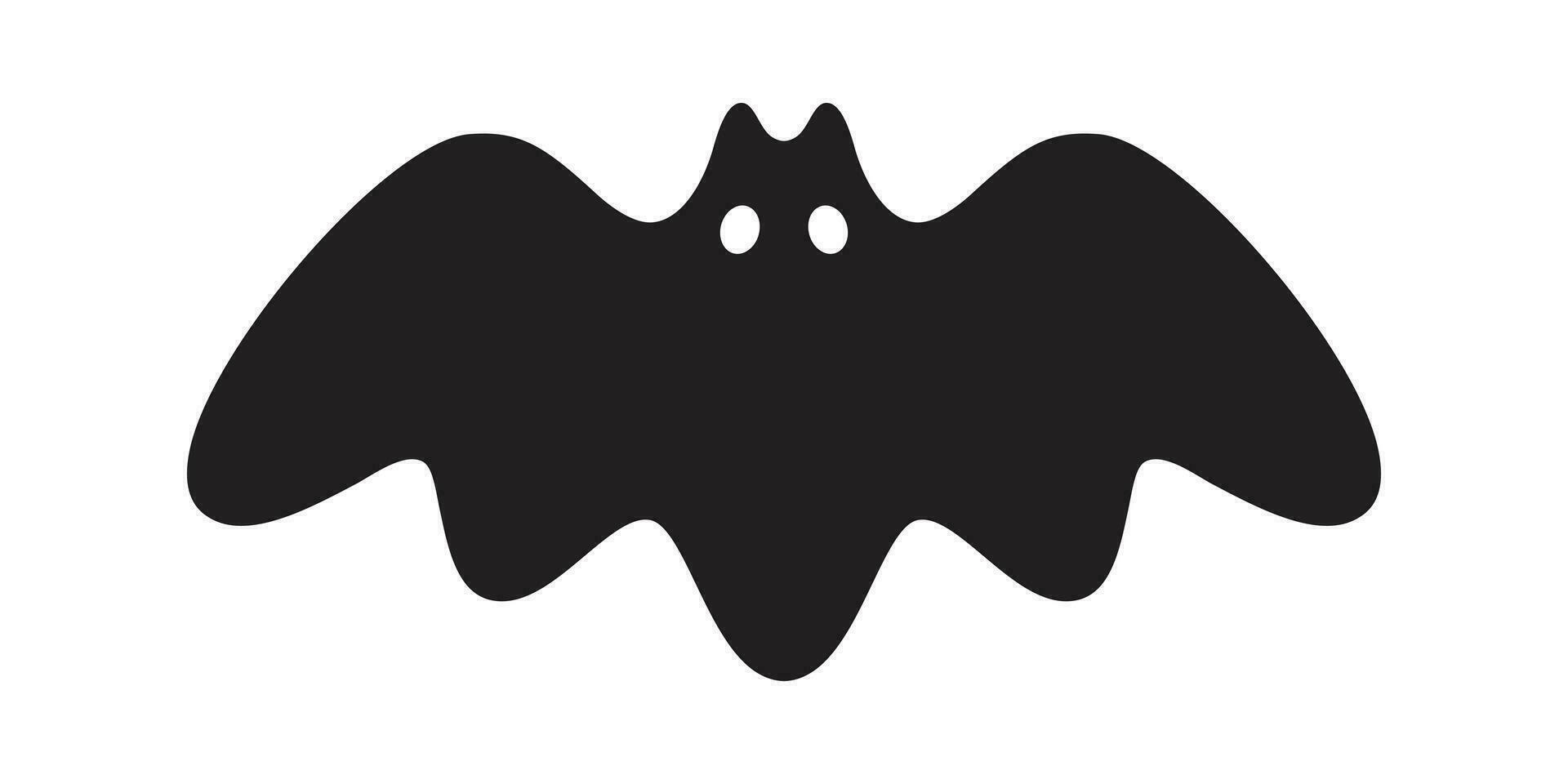 chauve souris vecteur icône logo Halloween symbole dracula vampire fantôme dessin animé personnage griffonnage illustration conception
