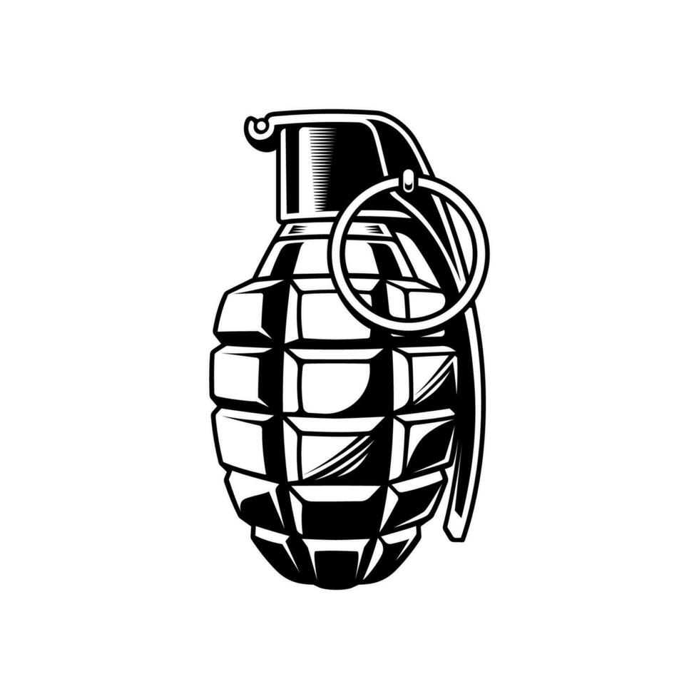 vecteur main grenade conception élément