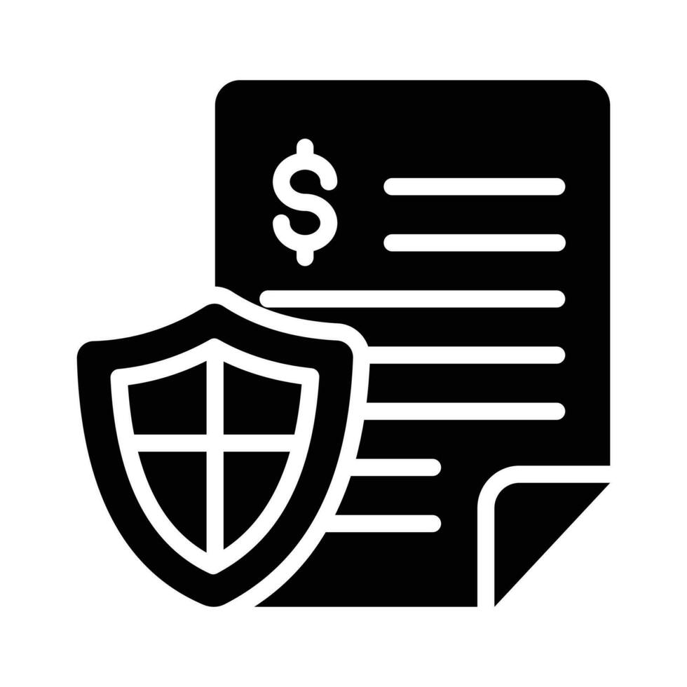 la finance sécurité, banque Compte protection, sécurise argent vecteur illustration