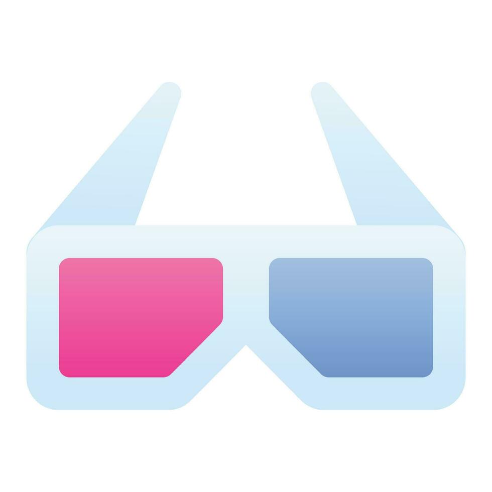 vérifier cette soigneusement conçu icône de 3d des lunettes dans moderne style, prêt à utilisation icône vecteur