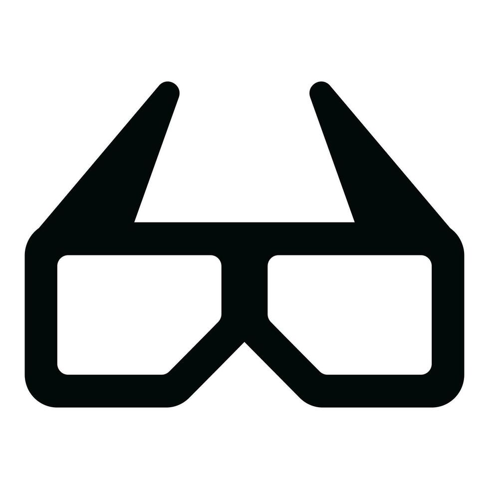 vérifier cette soigneusement conçu icône de 3d des lunettes dans moderne style, prêt à utilisation icône vecteur