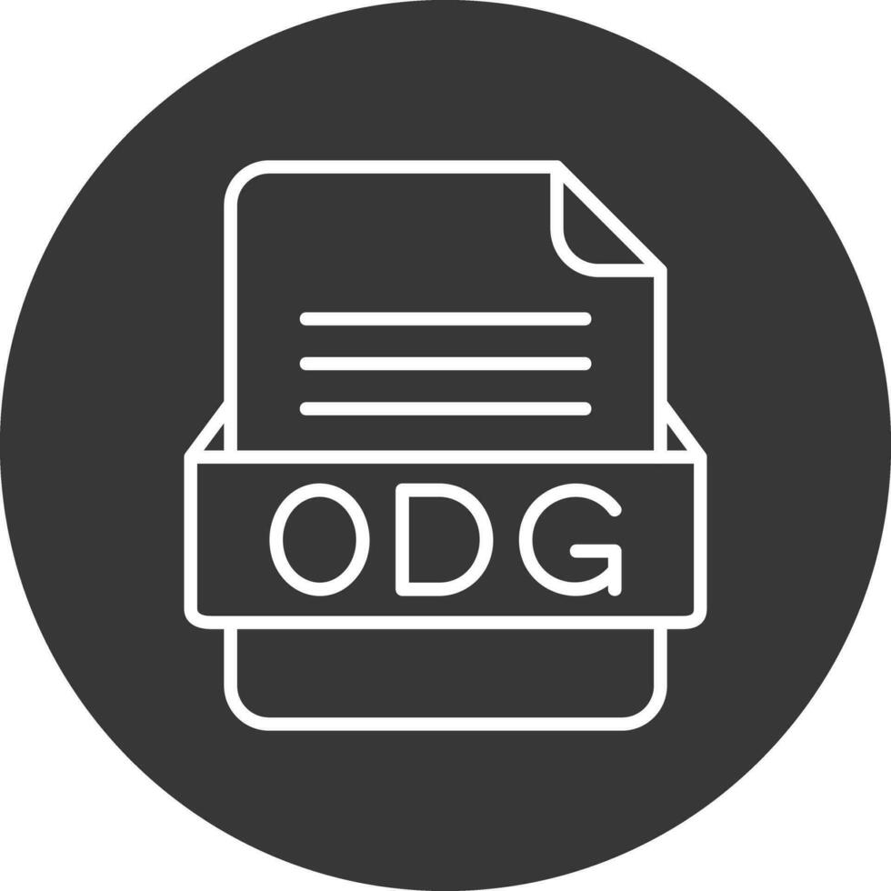 odg fichier format vecteur icône