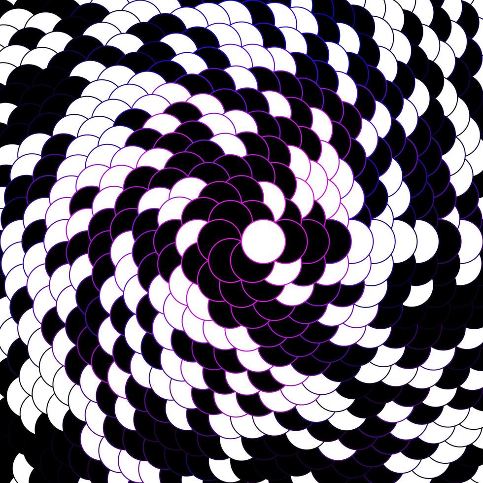texture vecteur violet foncé avec des cercles.