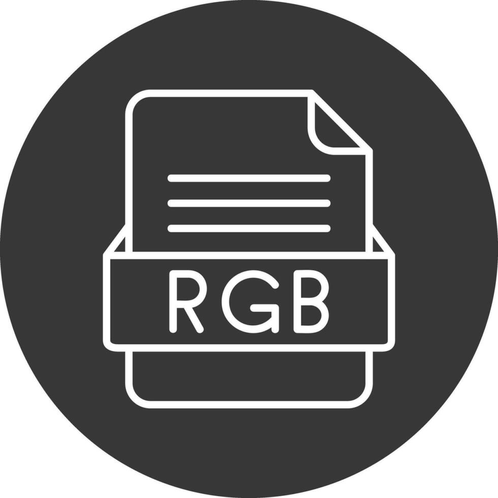rgb fichier format vecteur icône
