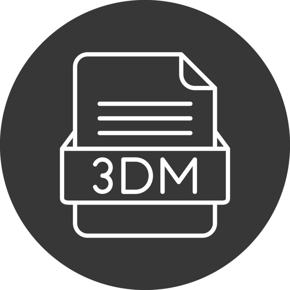 3dm fichier format vecteur icône