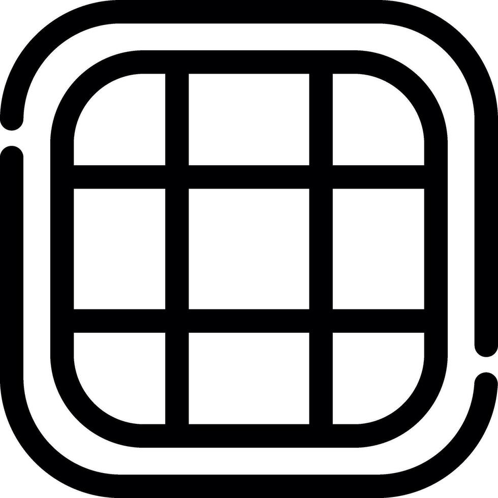 conception d'icône créative de grille vecteur