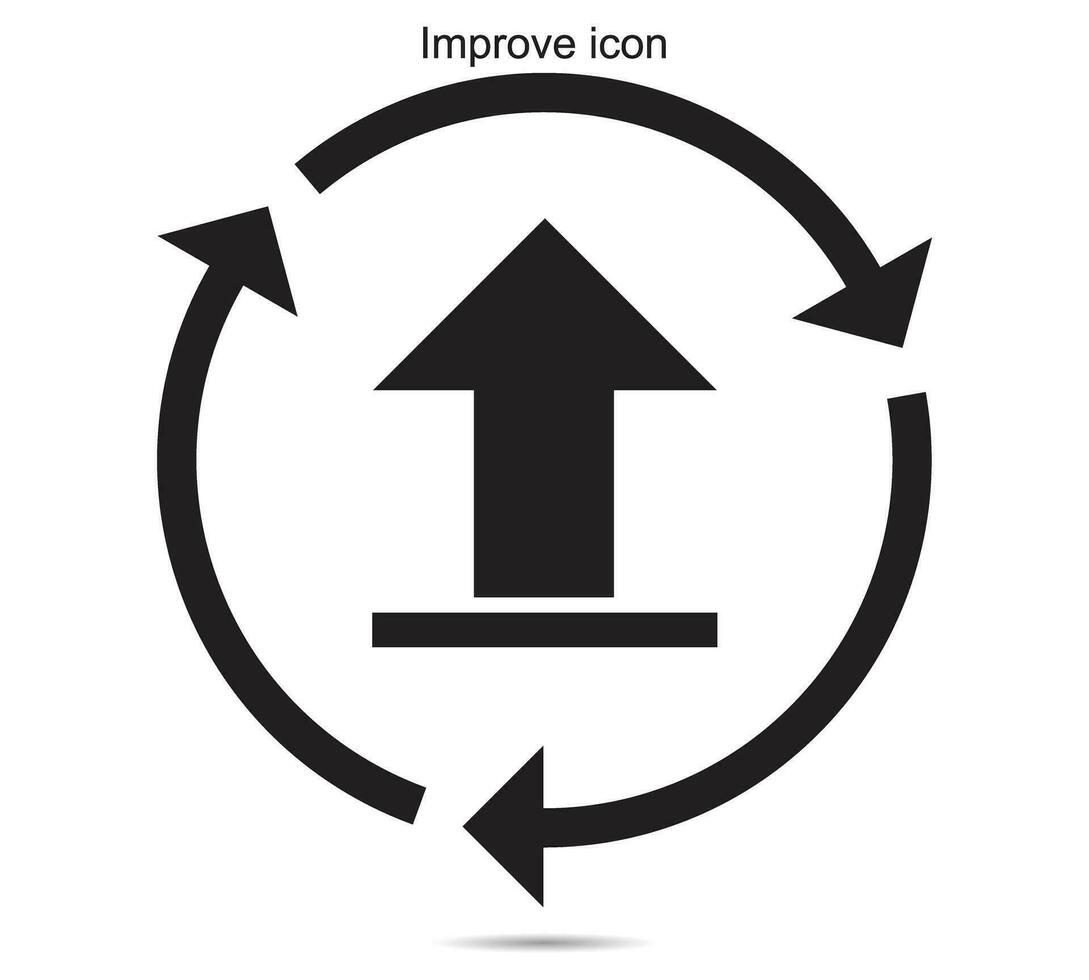 améliorer icône, vecteur illustration