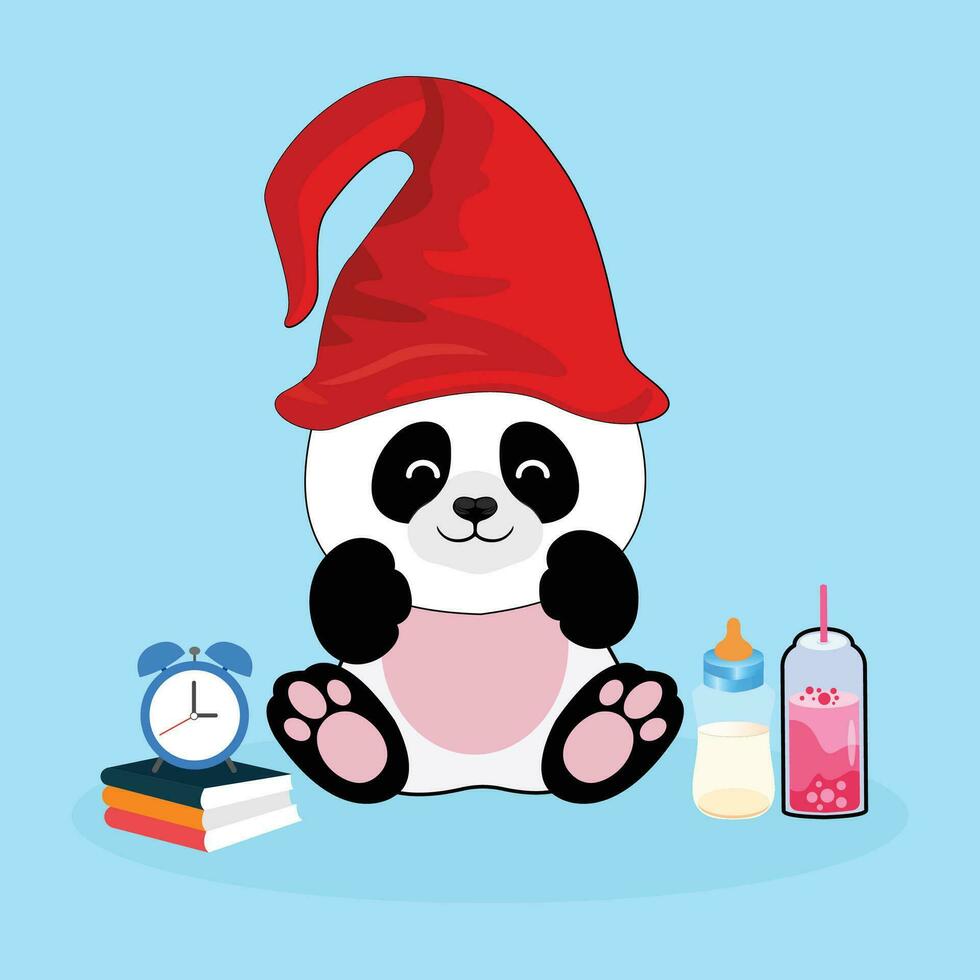 mignonne Panda clipart vecteur