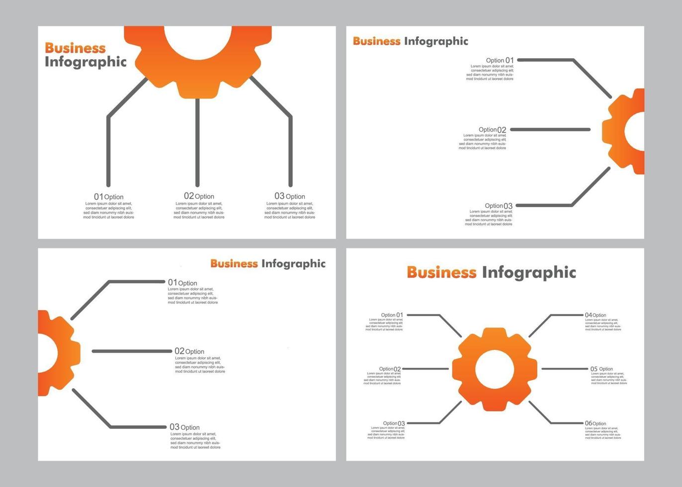 modèle de conception d'infographie d'entreprise. vecteur