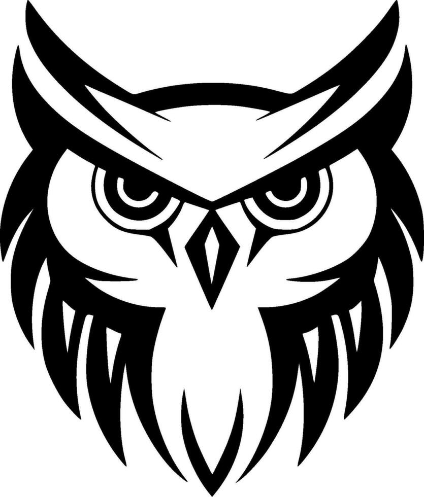 hibou - haute qualité vecteur logo - vecteur illustration idéal pour T-shirt graphique