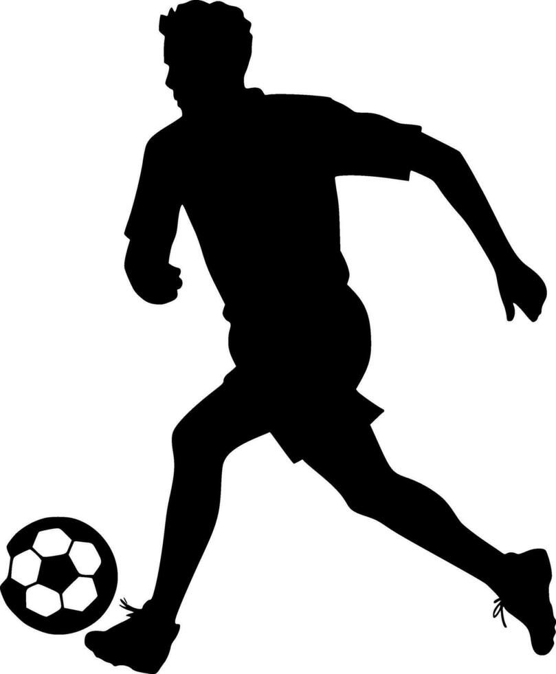 Football - minimaliste et plat logo - vecteur illustration