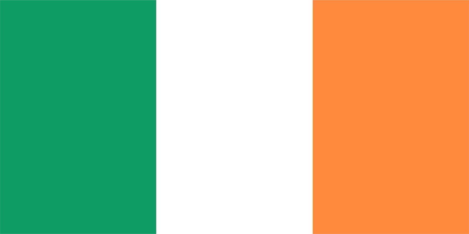 drapeau irlandais de l'irlande vecteur