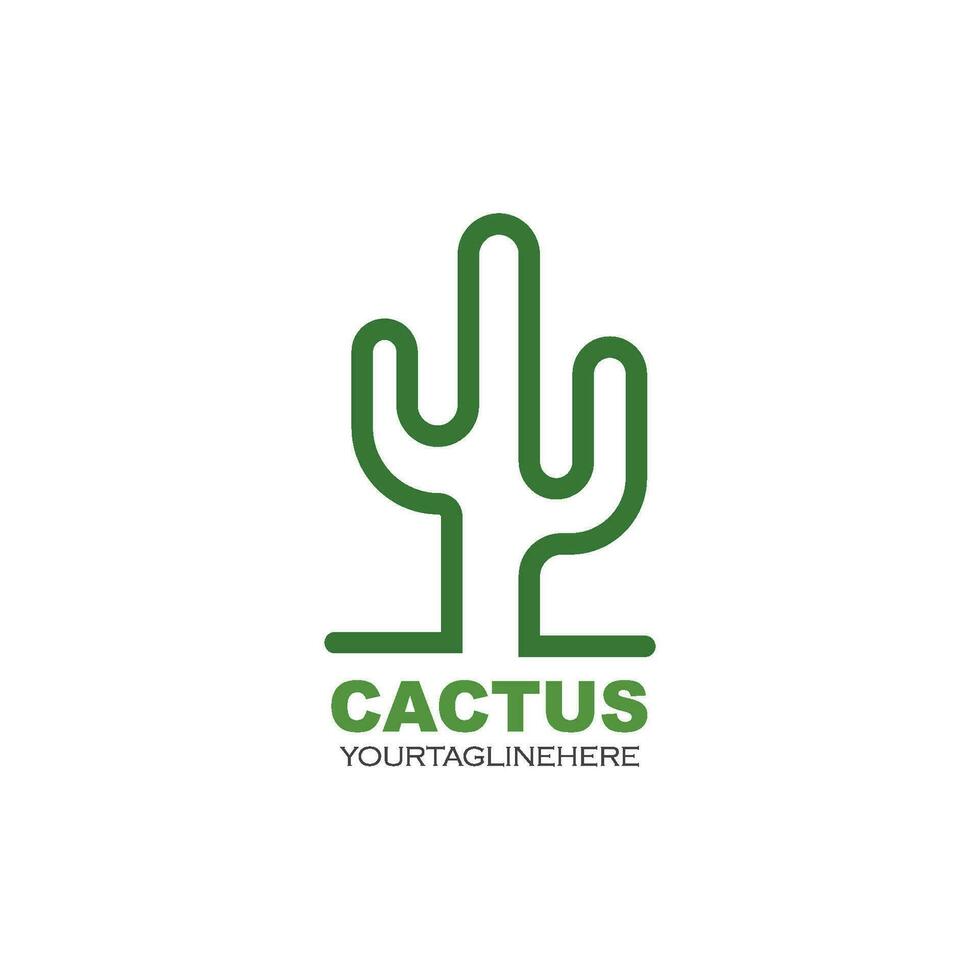 cactus icône vecteur illustration conception