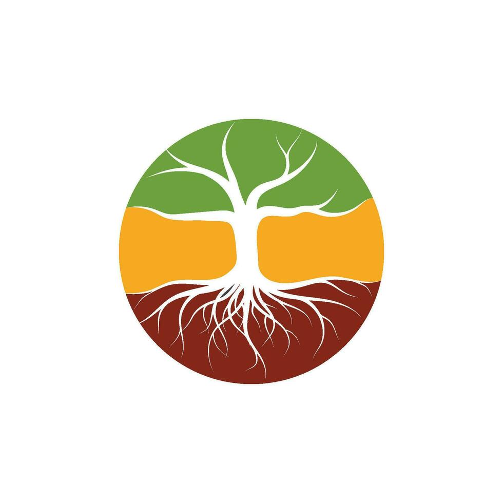 arbre icône logo modèle vecteur