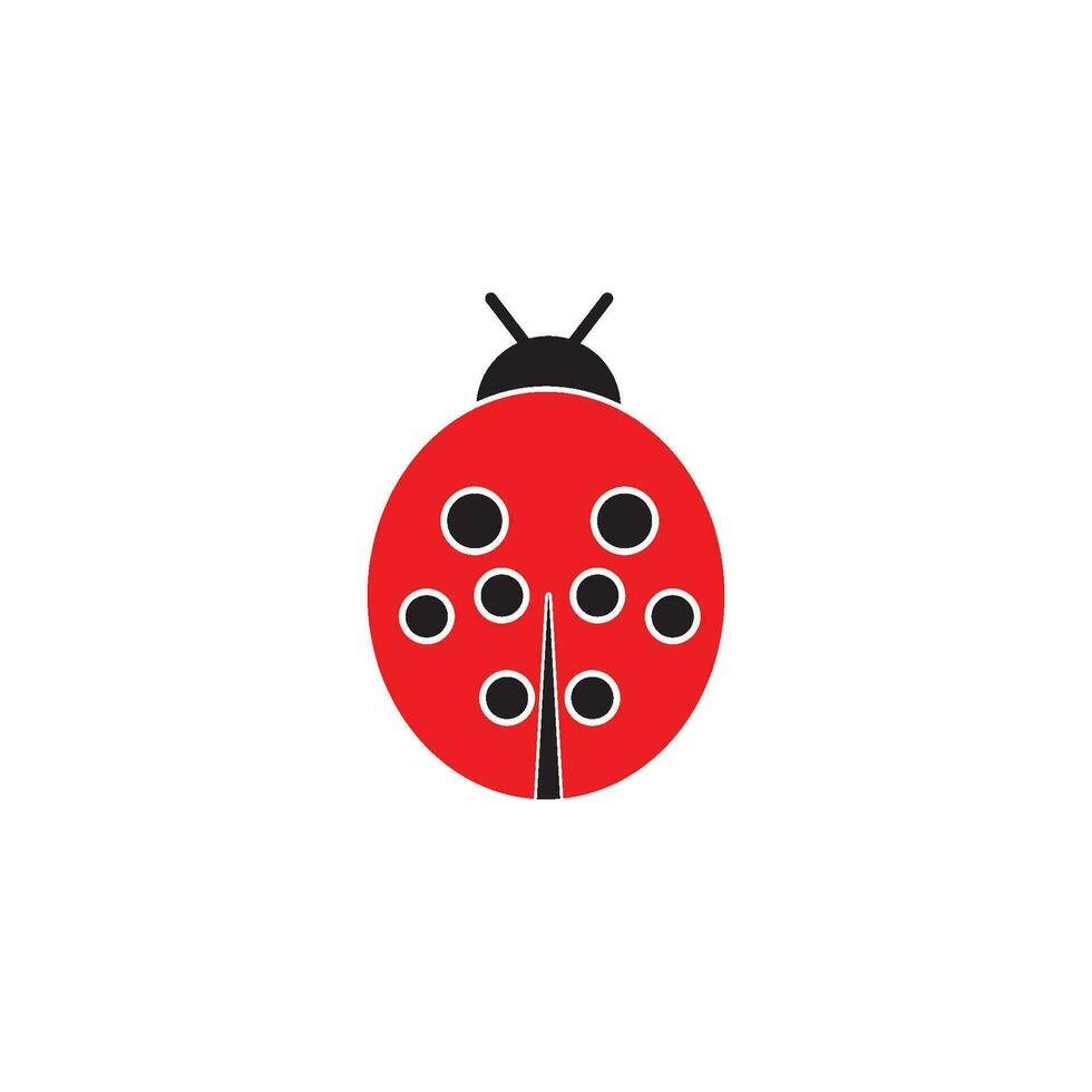 coccinelle vecteur icône illustration conception