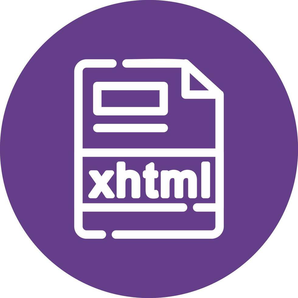 xhtml Créatif icône conception vecteur