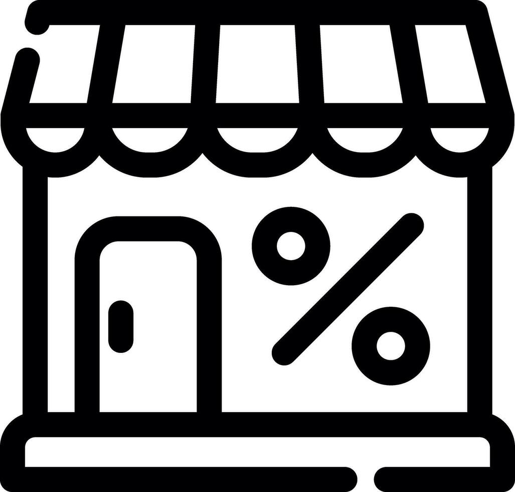 conception d'icônes créatives de magasin vecteur