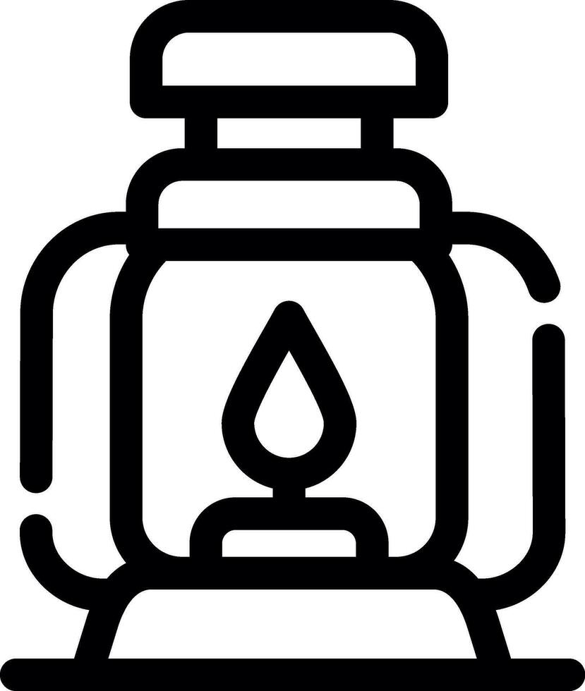 conception d'icône créative lanterne vecteur