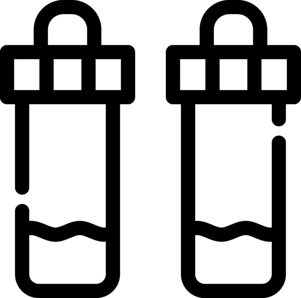 tester tube Créatif Icônes conception vecteur