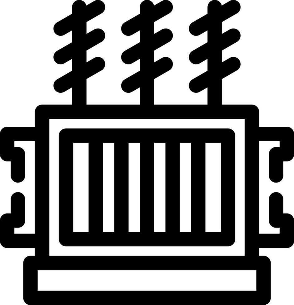 conception d'icône créative de transformateur de puissance vecteur