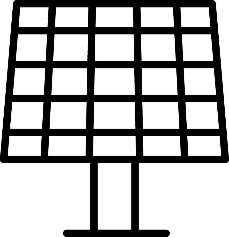 conception d'icône créative de panneau solaire vecteur