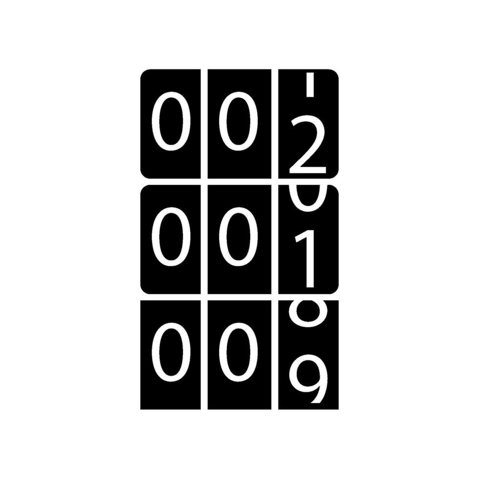 compteur icône vecteur conception modèles