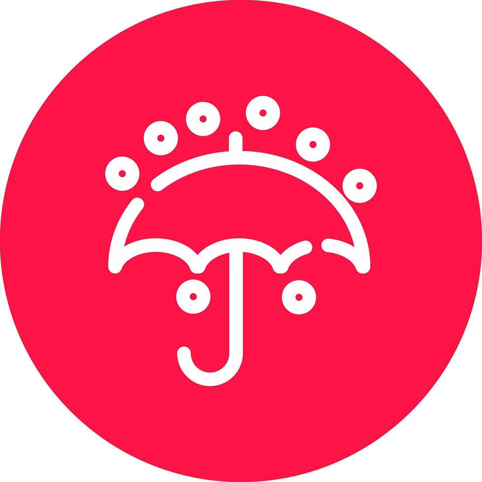 conception d'icône créative parapluie vecteur