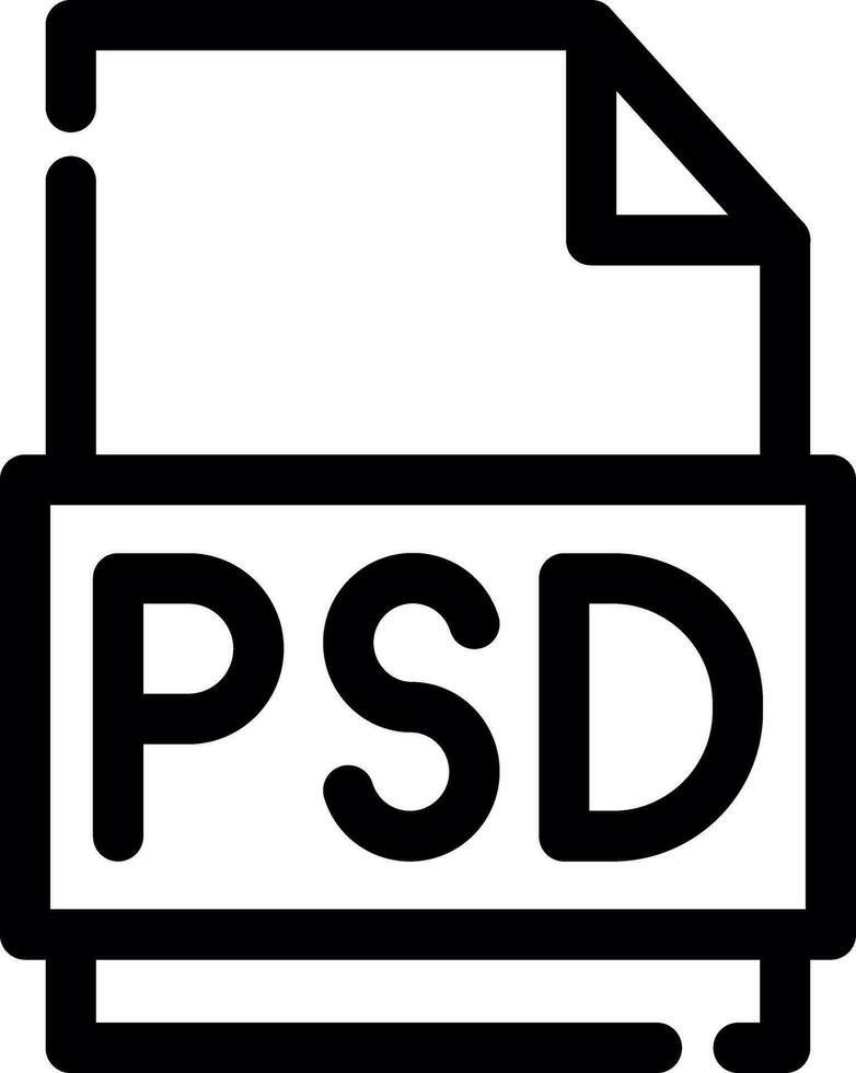 conception d'icône créative de fichier psd vecteur