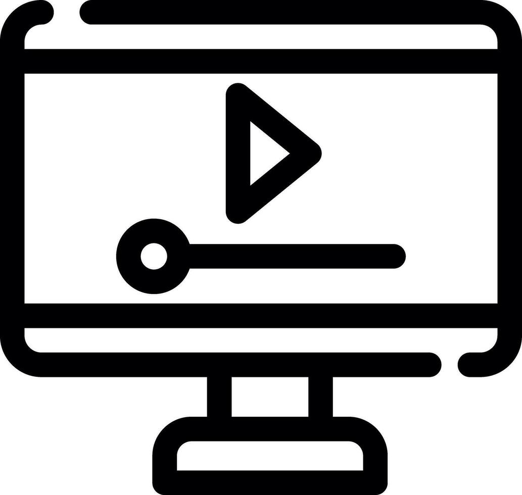 conception d'icône créative de lecteur vidéo vecteur