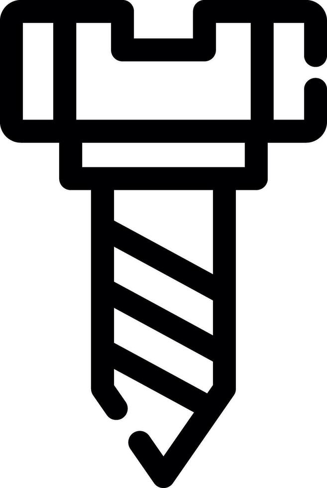 des vis Créatif icône conception vecteur