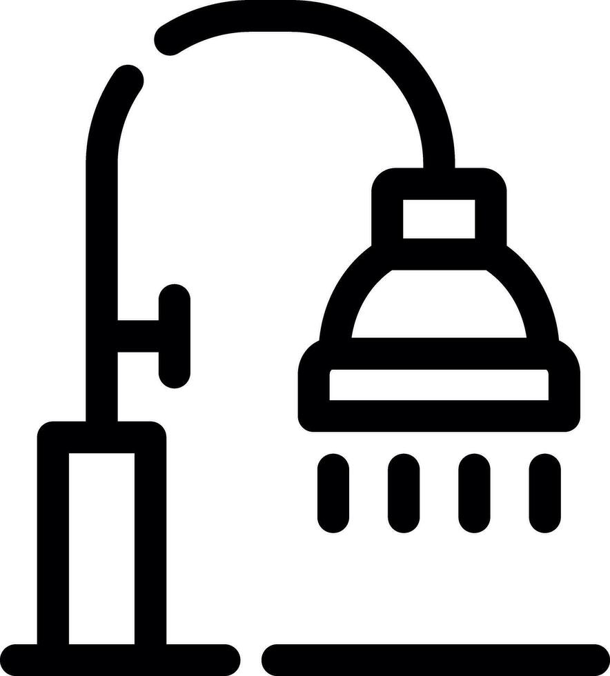 conception d'icône créative de douche vecteur