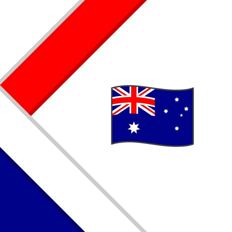 Australie drapeau abstrait Contexte conception modèle. Australie indépendance journée bannière social médias poste. Australie illustration vecteur