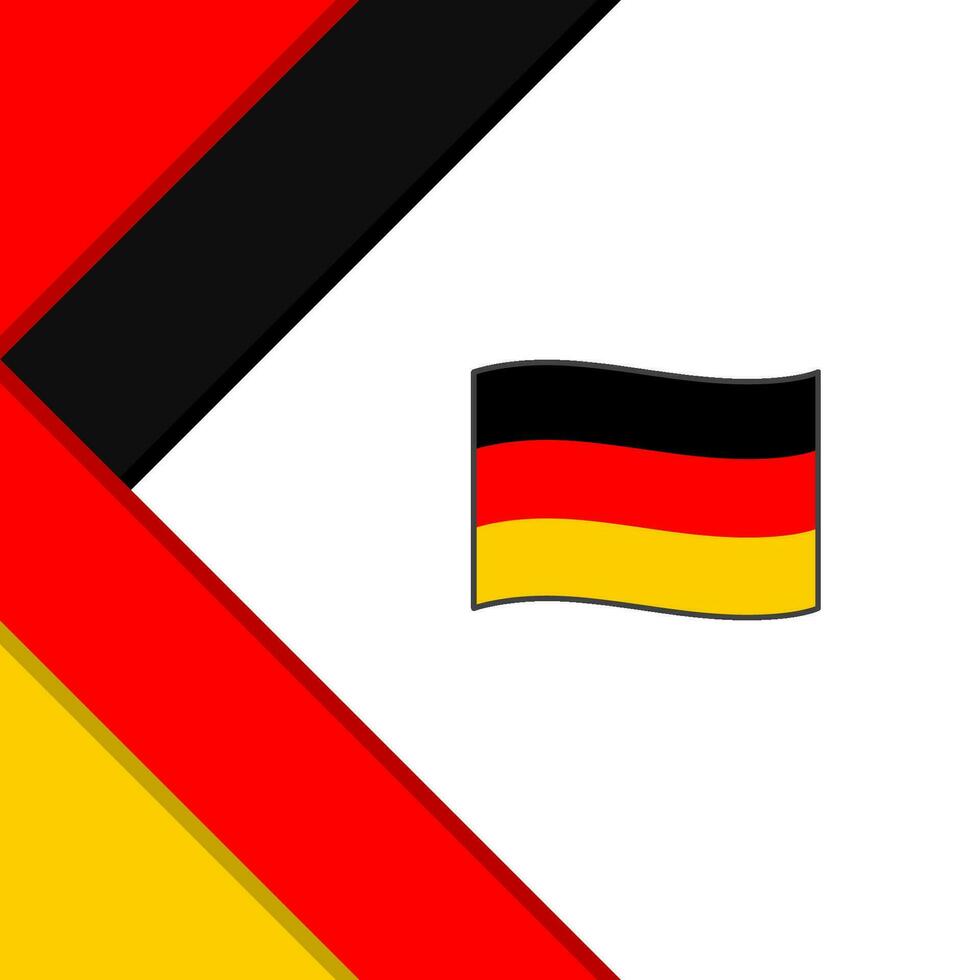 Allemagne drapeau abstrait Contexte conception modèle. Allemagne indépendance journée bannière social médias poste. Allemagne vecteur