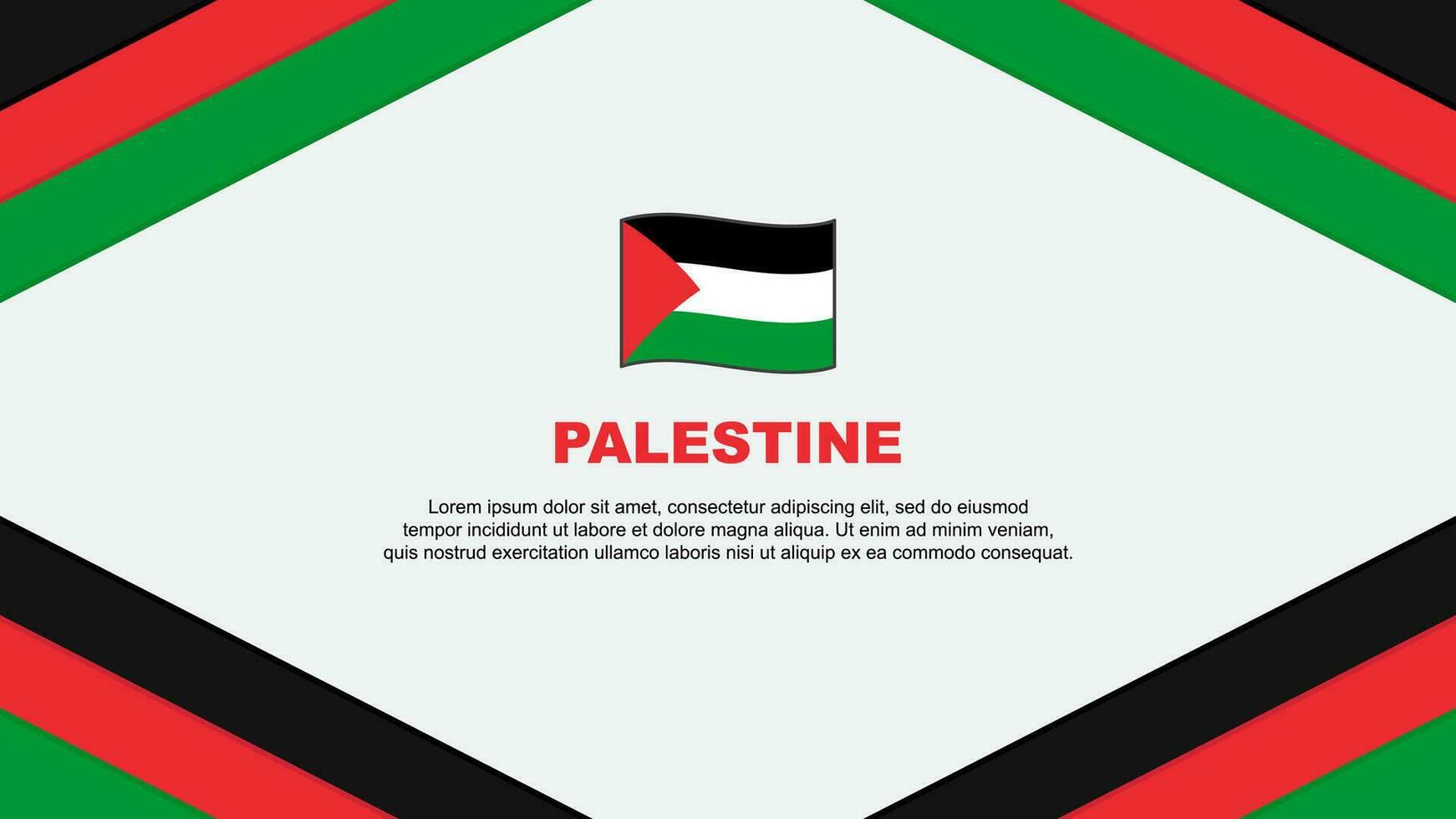 Palestine drapeau abstrait Contexte conception modèle. Palestine indépendance journée bannière dessin animé vecteur illustration. Palestine modèle