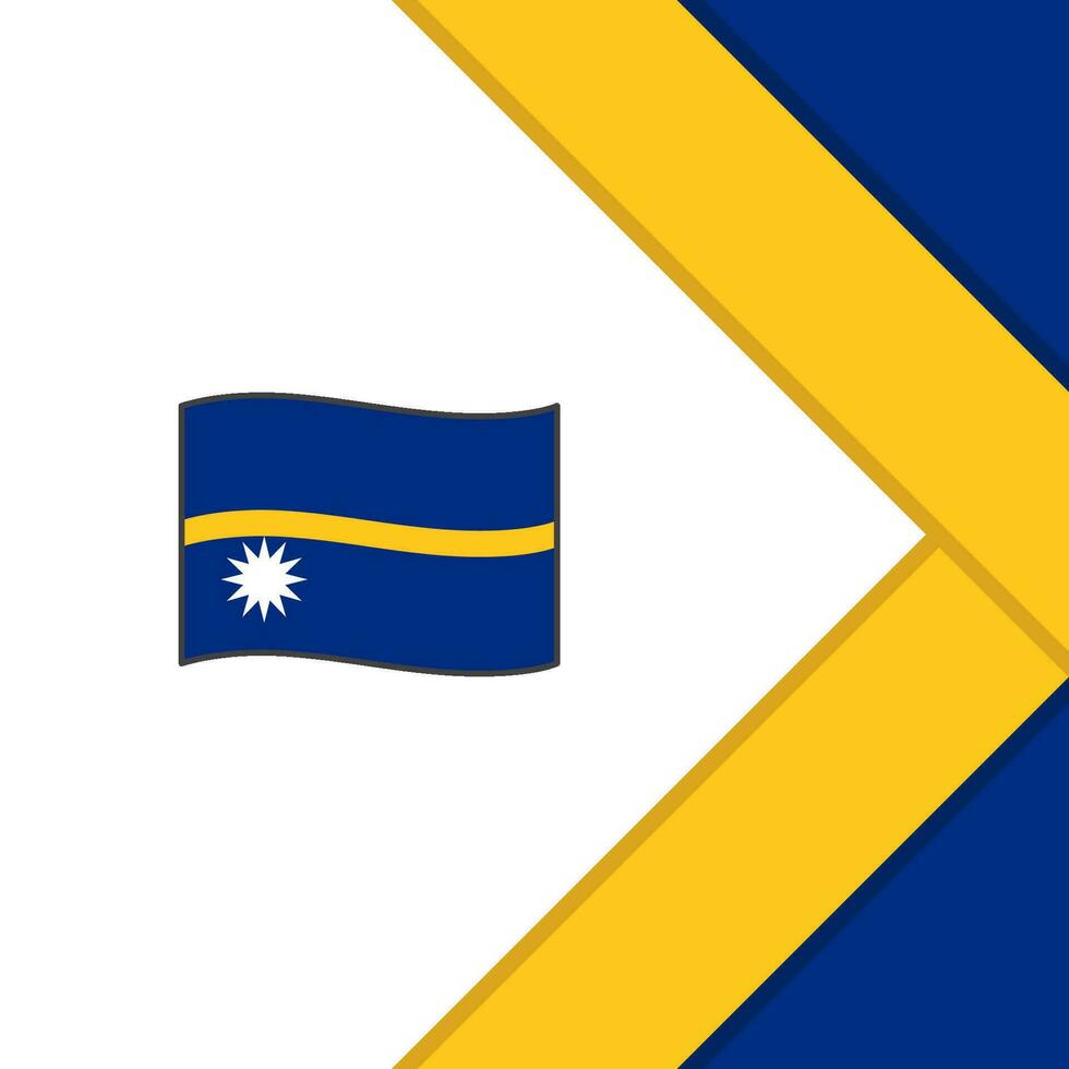 nauru drapeau abstrait Contexte conception modèle. nauru indépendance journée bannière social médias poste. nauru modèle vecteur