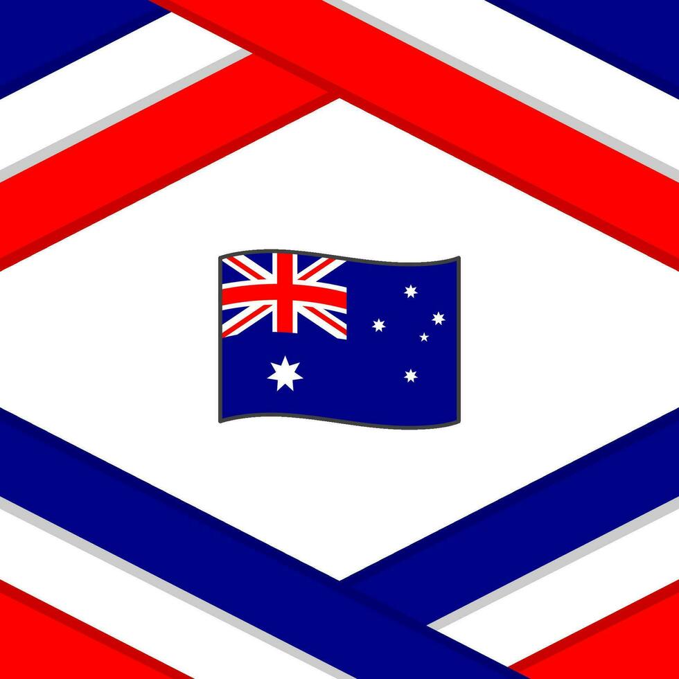 Australie drapeau abstrait Contexte conception modèle. Australie indépendance journée bannière social médias poste. Australie modèle vecteur