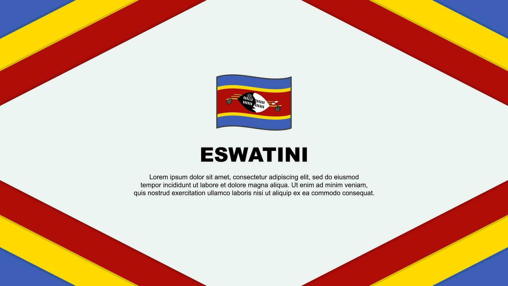 eswatini drapeau abstrait Contexte conception modèle. eswatini indépendance journée bannière dessin animé vecteur illustration. eswatini modèle