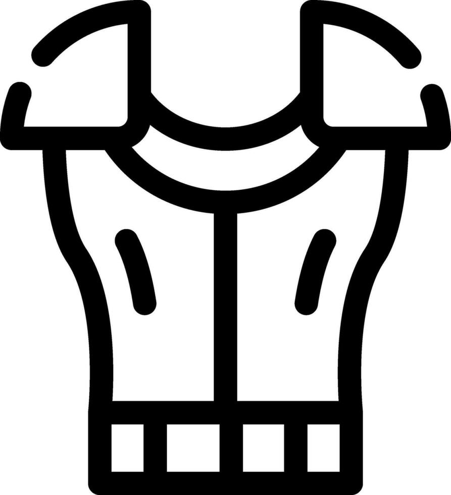 conception d'icône créative d'armure vecteur
