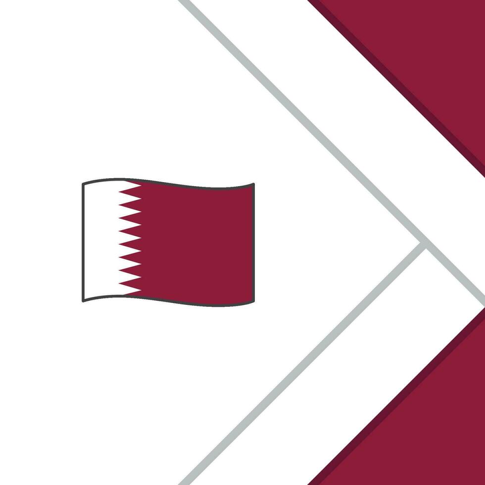 Qatar drapeau abstrait Contexte conception modèle. Qatar indépendance journée bannière social médias poste. Qatar illustration vecteur