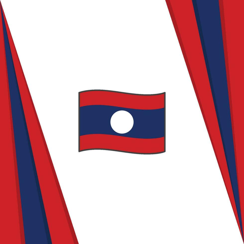 Laos drapeau abstrait Contexte conception modèle. Laos indépendance journée bannière social médias poste. Laos drapeau vecteur