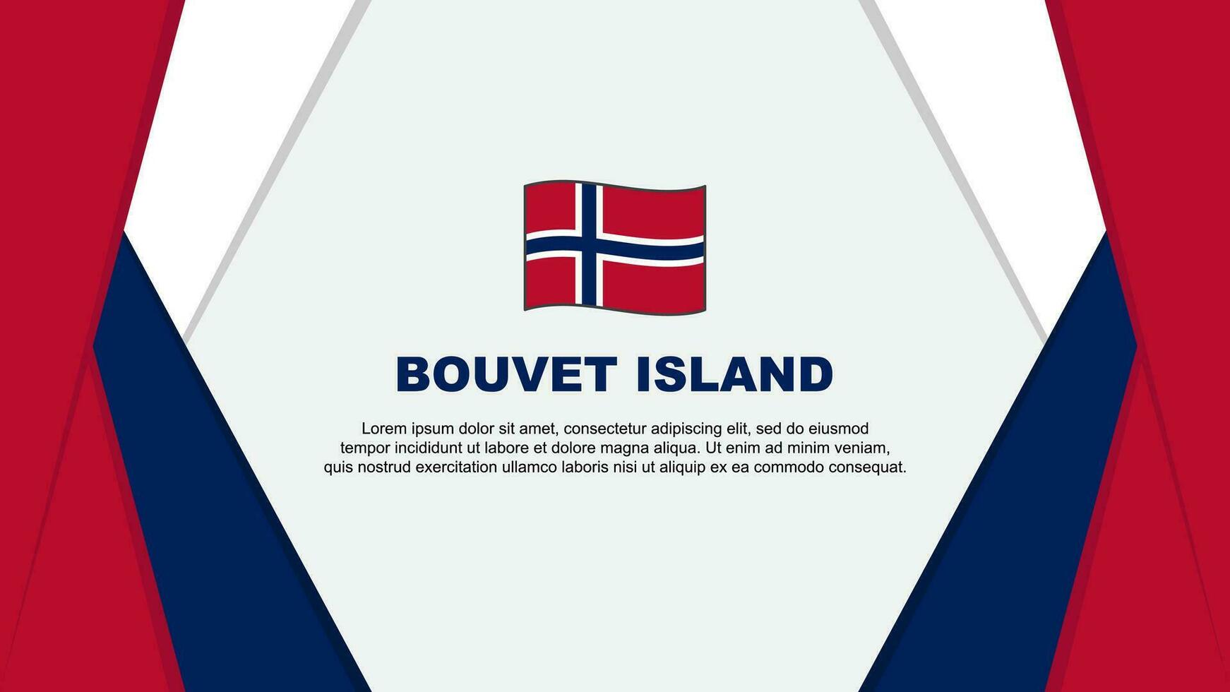 bouvet île drapeau abstrait Contexte conception modèle. bouvet île indépendance journée bannière dessin animé vecteur illustration. bouvet île Contexte